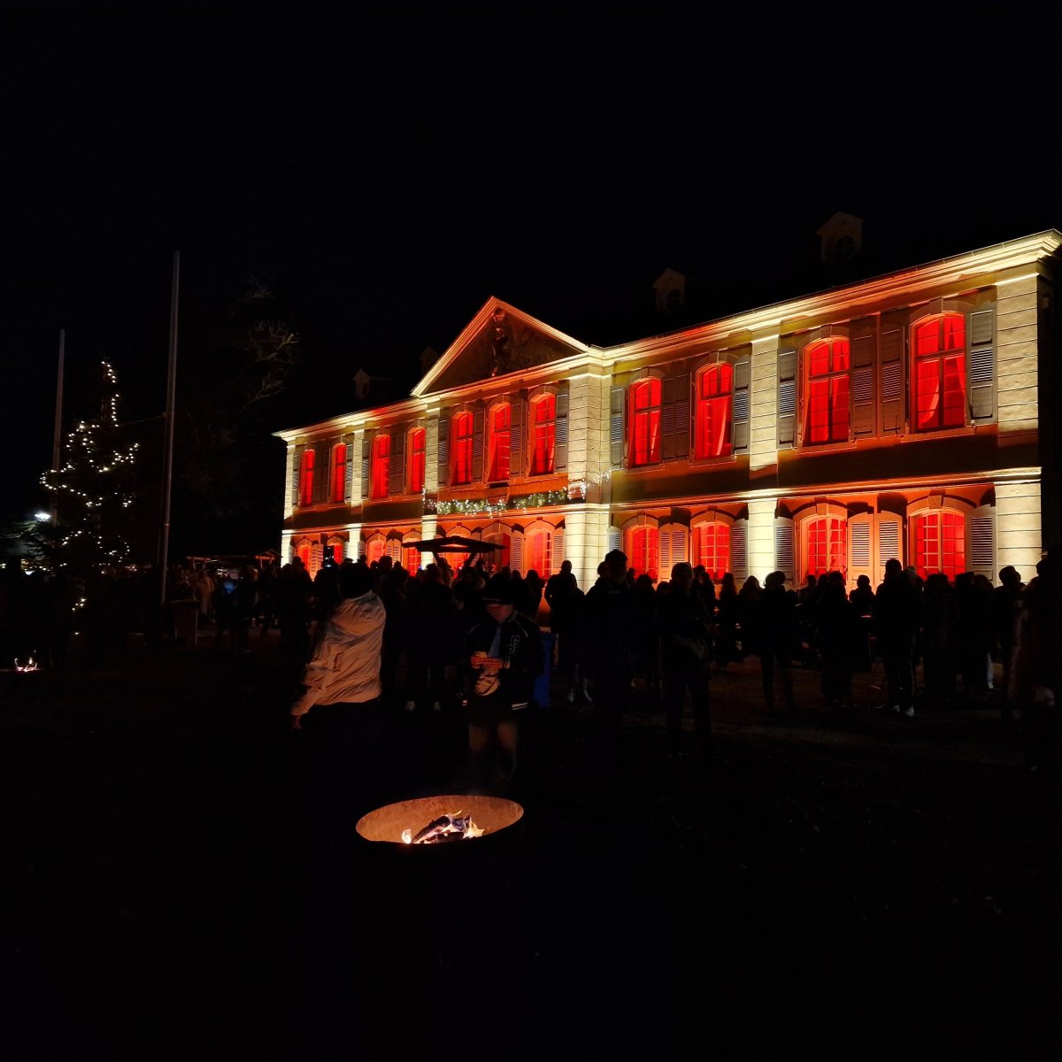 Weihnachtsabend am Schloss Stutensee