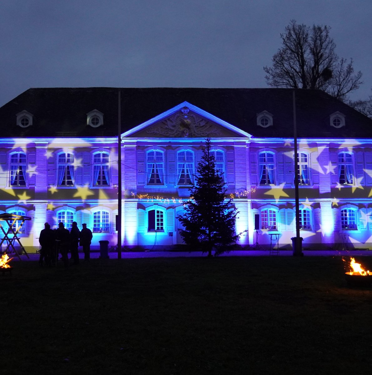 Magischer Weihnachtsabend am Schloss Stutensee